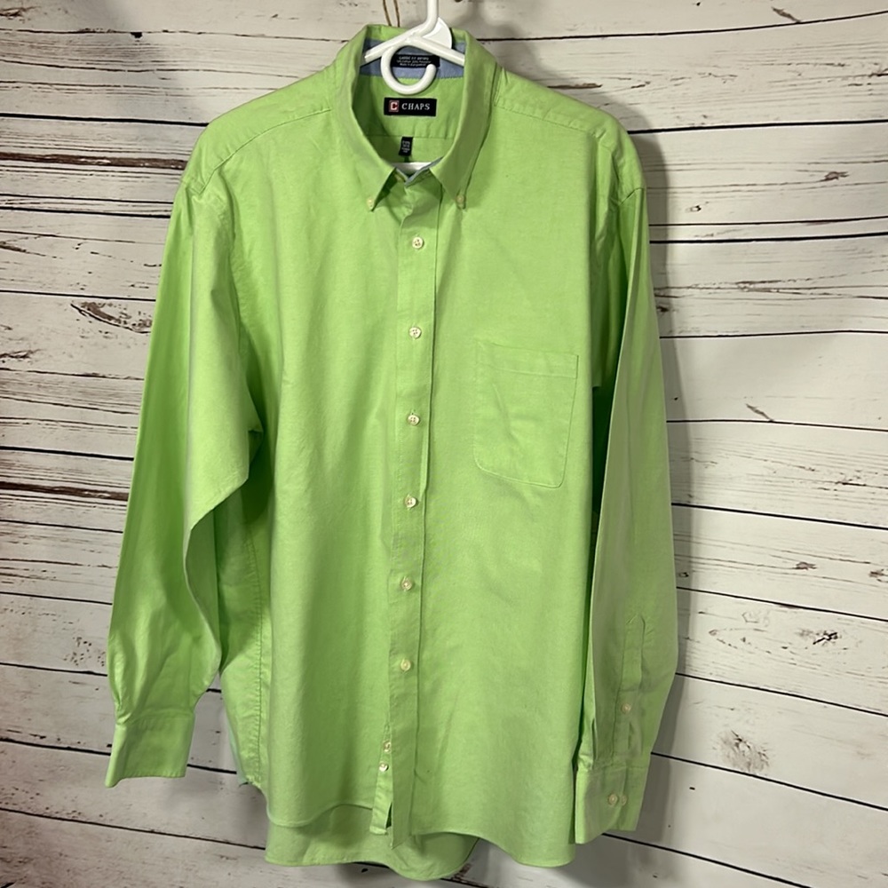 Chaps men’s button down Oxford cloth shirt, 17-17 1/2 34/35